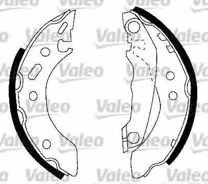 Комплект спирачна челюст VALEO 554729