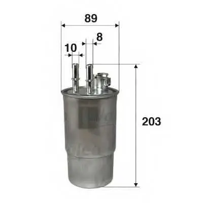 Горивен филтър VALEO 587543