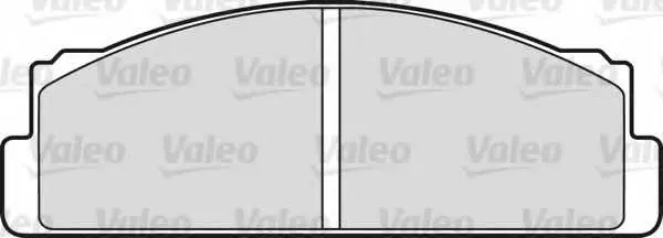 Комплект спирачно феродо, дискови спирачки VALEO