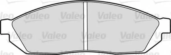 Комплект спирачно феродо, дискови спирачки VALEO 598185