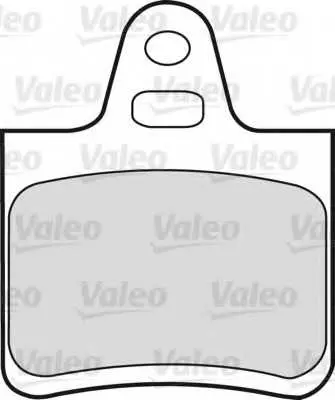 Комплект спирачно феродо, дискови спирачки VALEO 598292