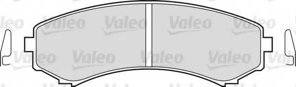 Комплект спирачно феродо, дискови спирачки VALEO
