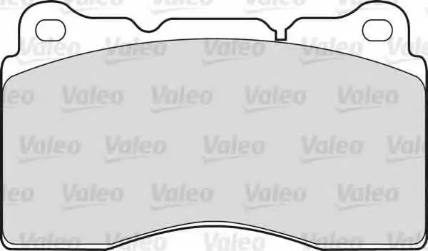 Комплект спирачно феродо, дискови спирачки VALEO