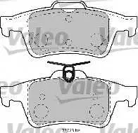Комплект спирачно феродо, дискови спирачки VALEO 601008