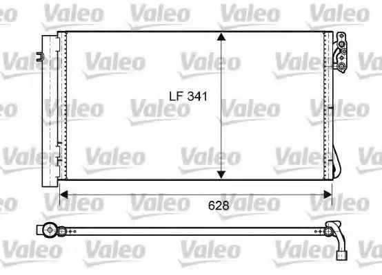 Кондензатор, климатизация VALEO