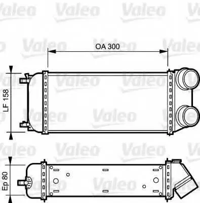 Интеркулер (охладител за въздуха на турбината) VALEO 818822