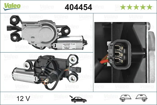 Двигател на чистачките VALEO 404454