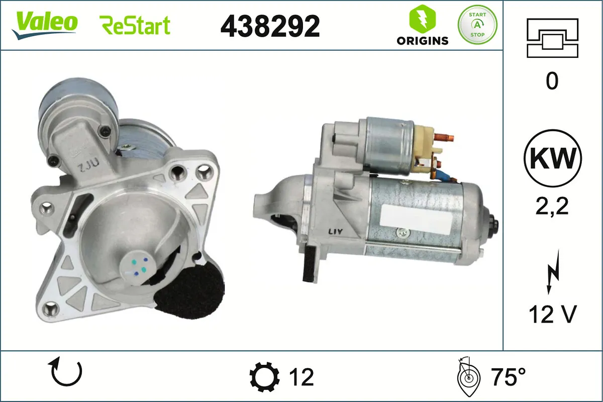 Стартер VALEO 438292