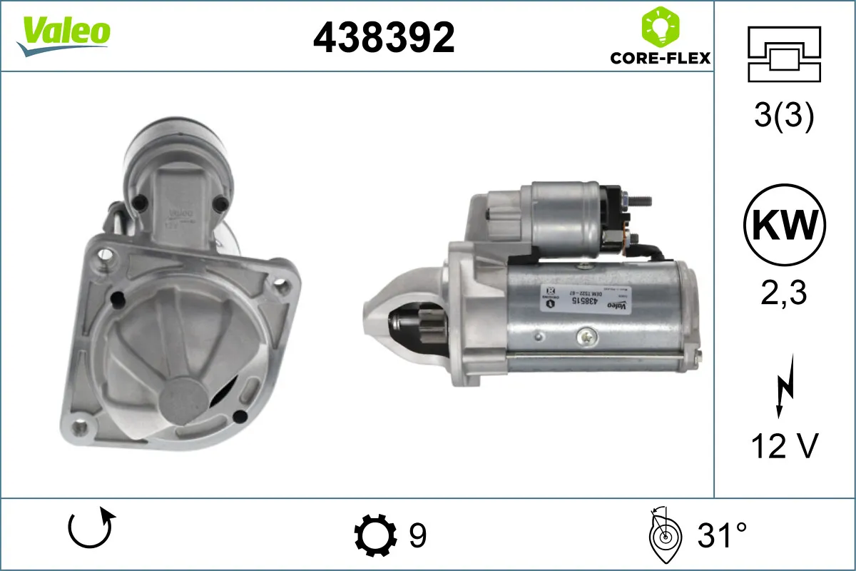 Стартер VALEO 438392