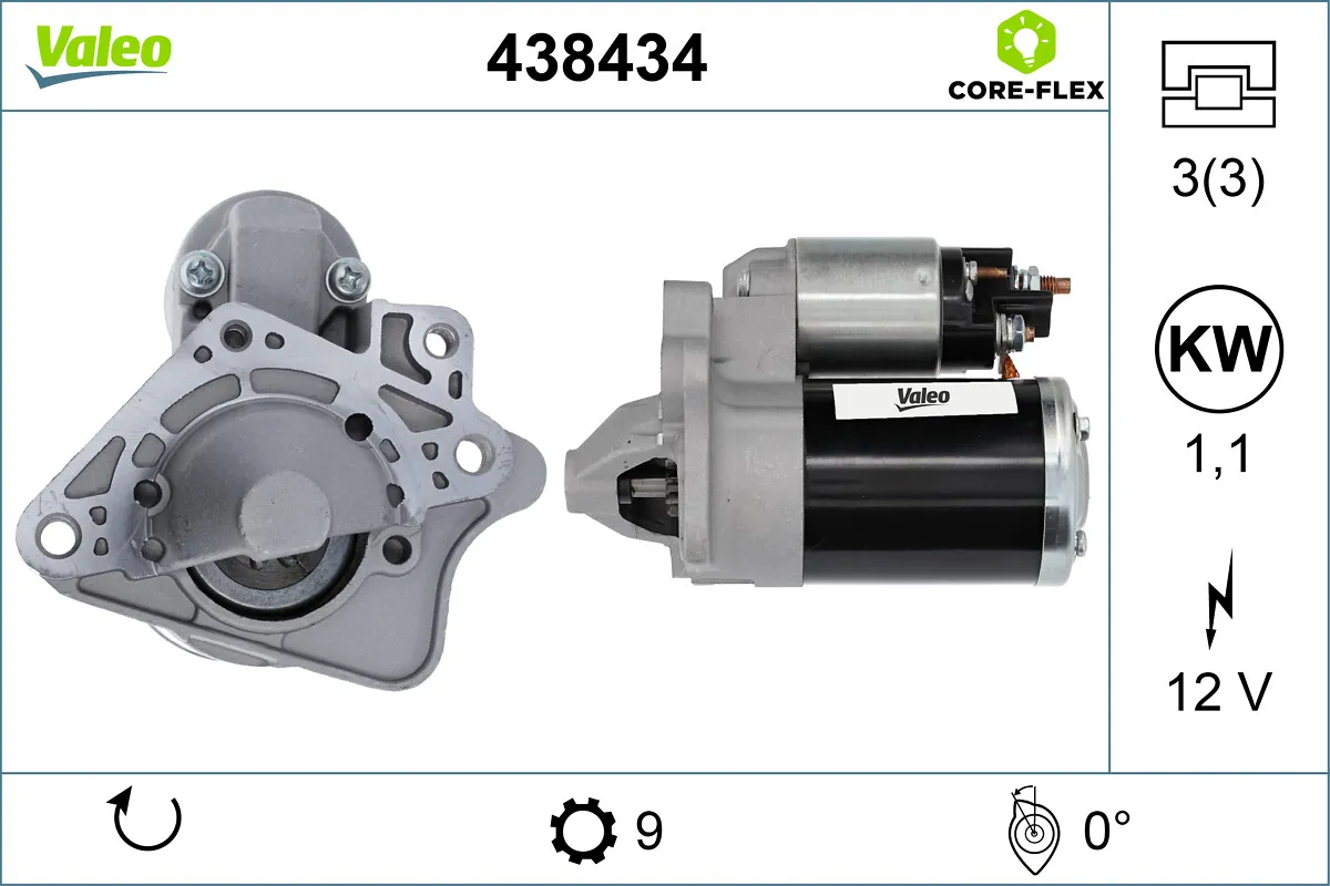 Стартер VALEO 438434