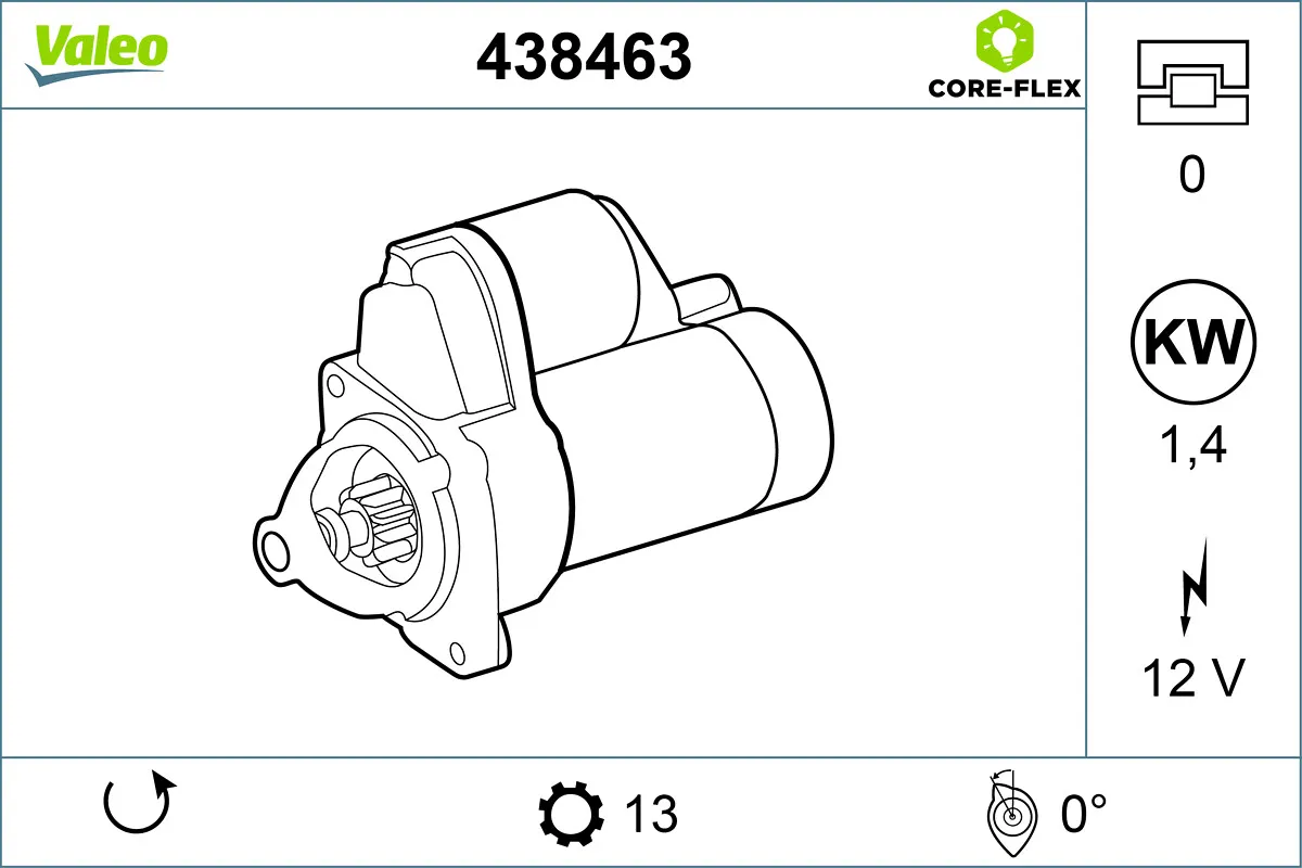 Стартер VALEO 438463