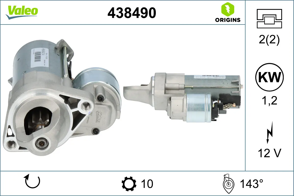 Стартер VALEO 438490