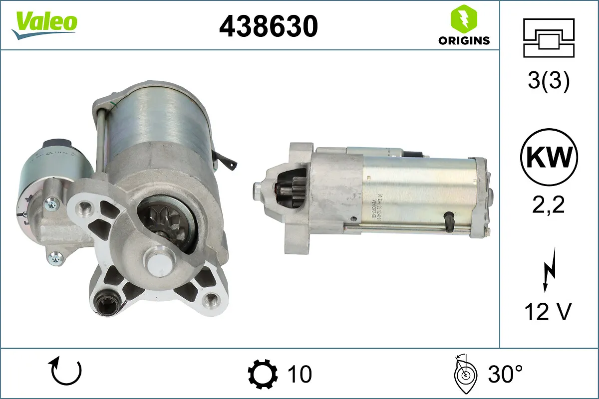 Стартер VALEO 438630