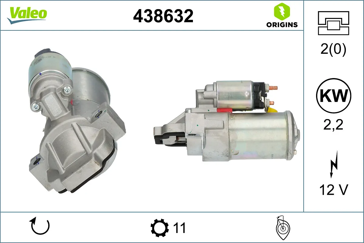 Стартер VALEO 438632