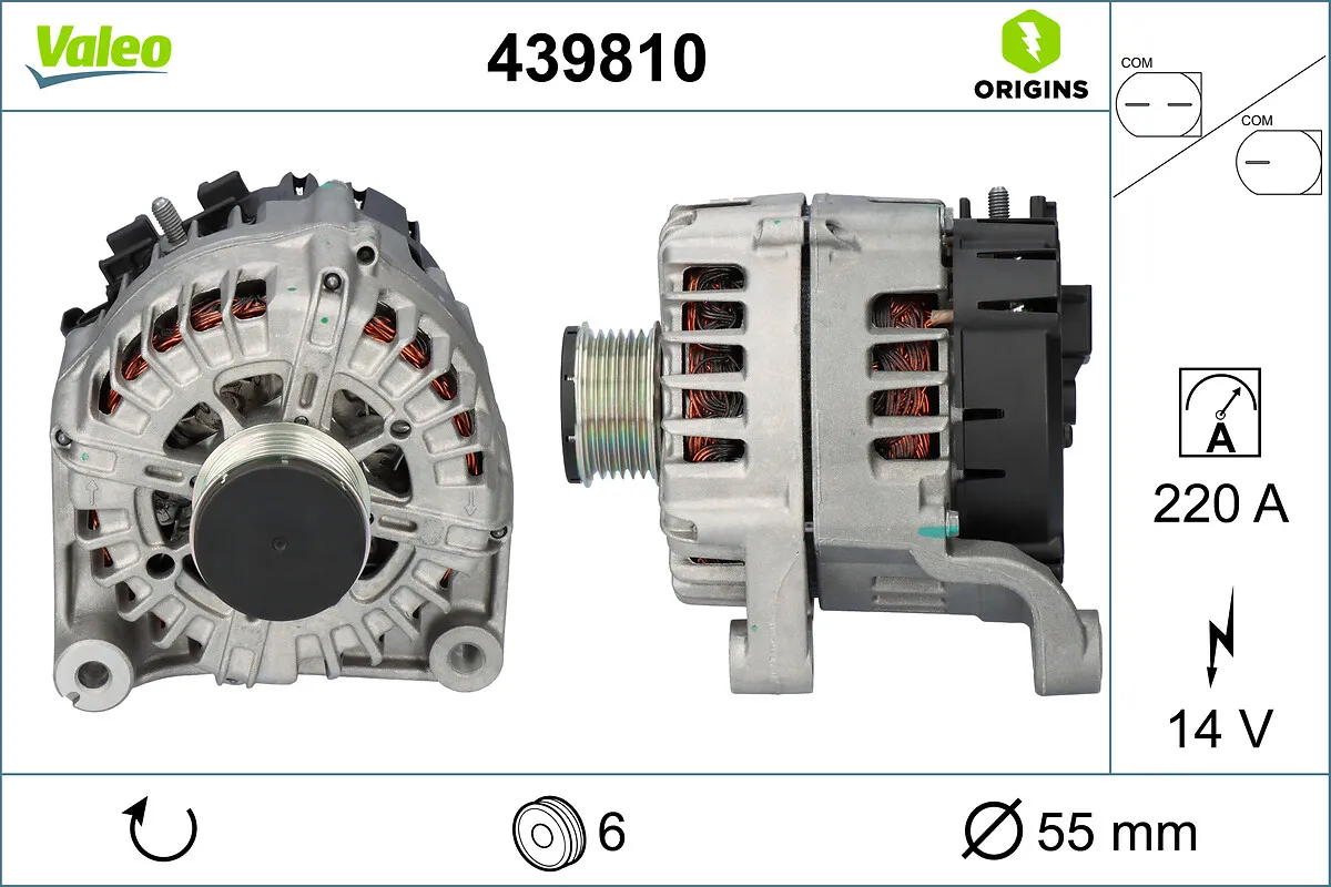 Генератор VALEO 439810