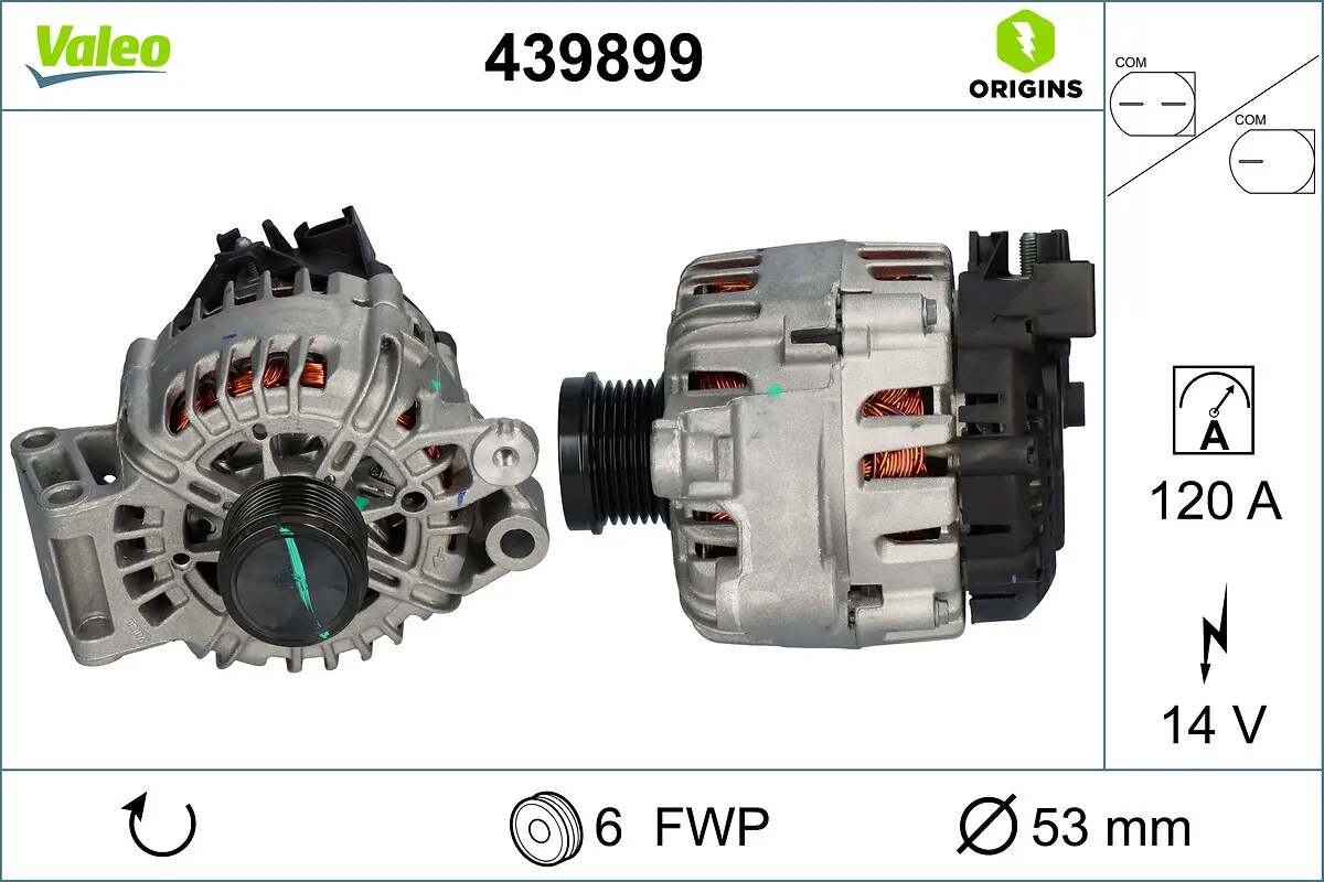 Генератор VALEO 439899