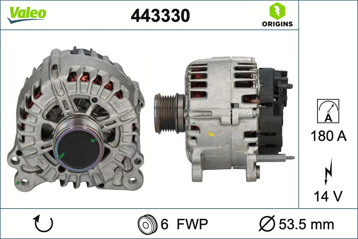 Генератор VALEO 443330