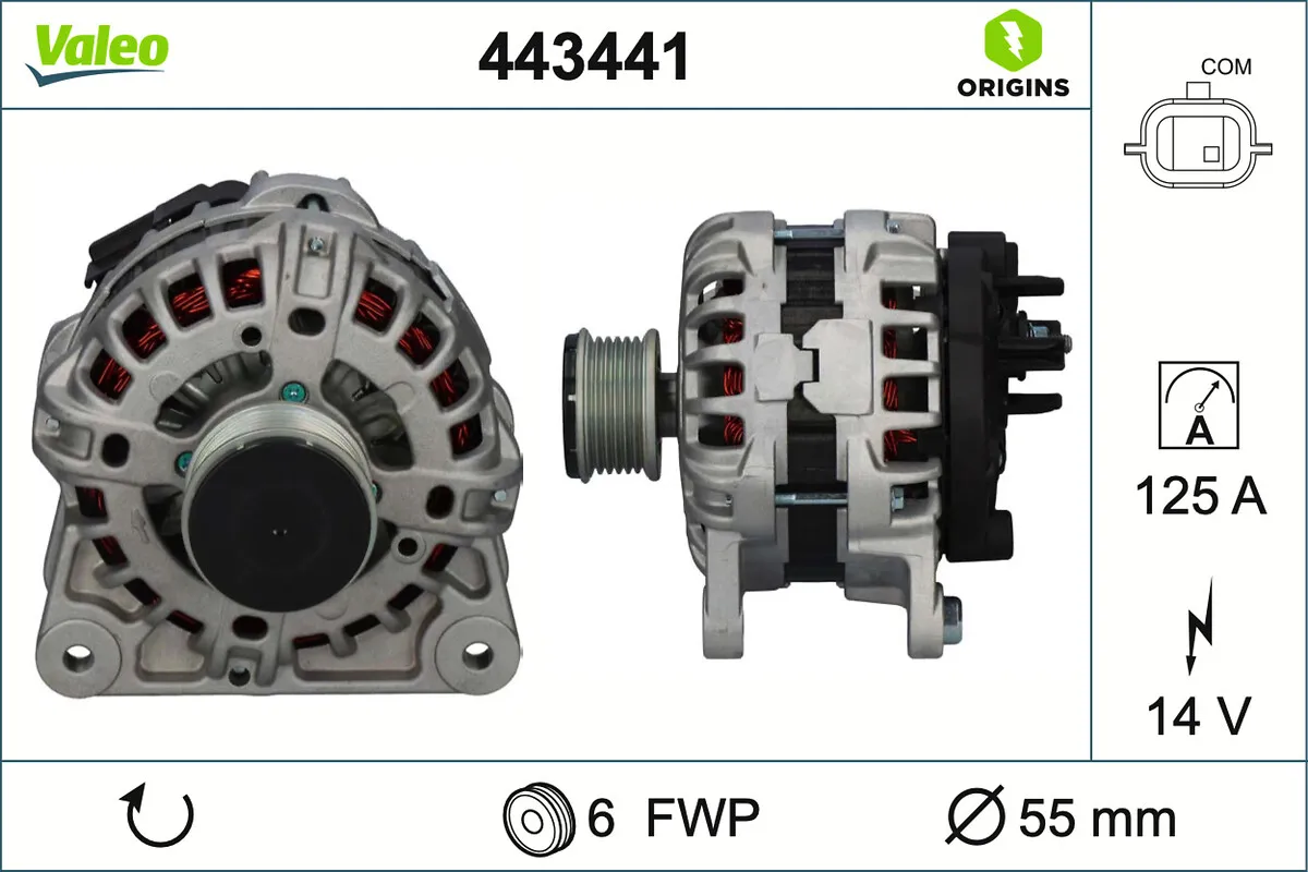 Генератор VALEO 443441