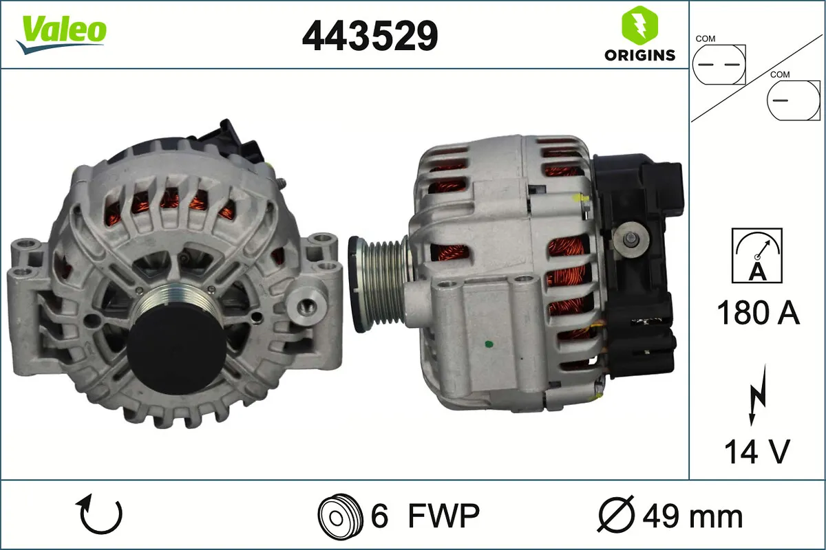 Генератор VALEO 443529