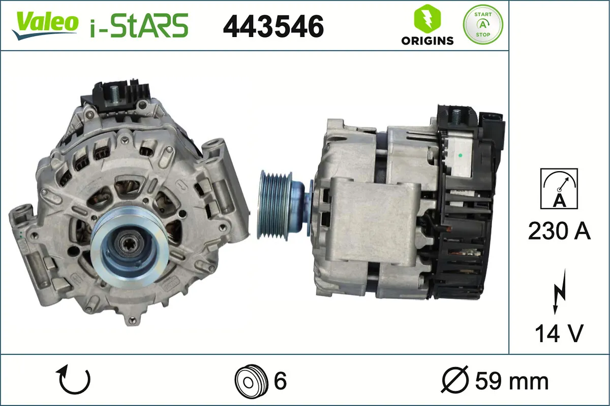 Генератор VALEO 443546