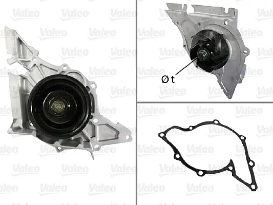 Водна помпа, охлаждане на двигателя VALEO