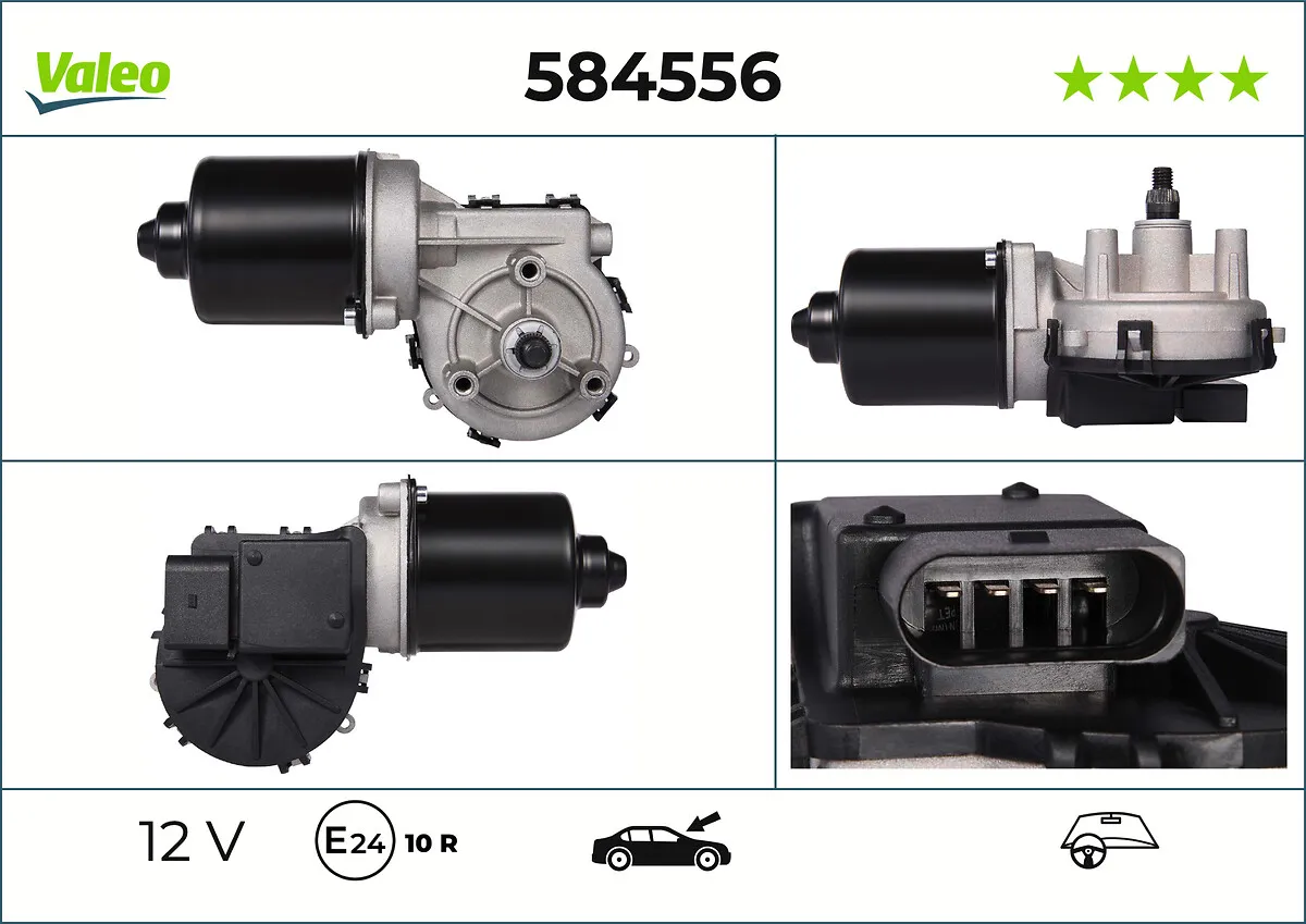 Двигател на чистачките VALEO 584556
