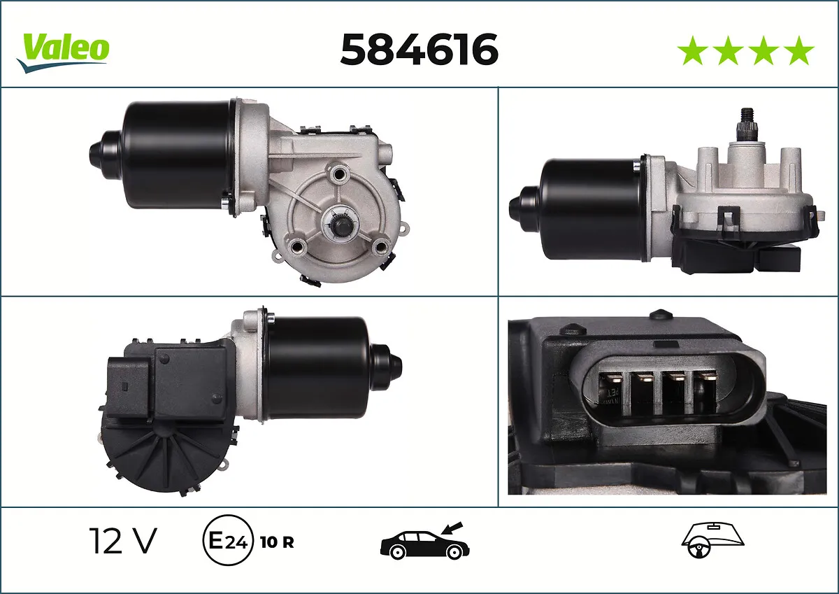 Двигател на чистачките VALEO 584616