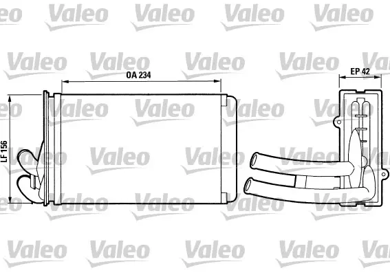 Топлообменник, отопление на вътрешното пространство VALEO