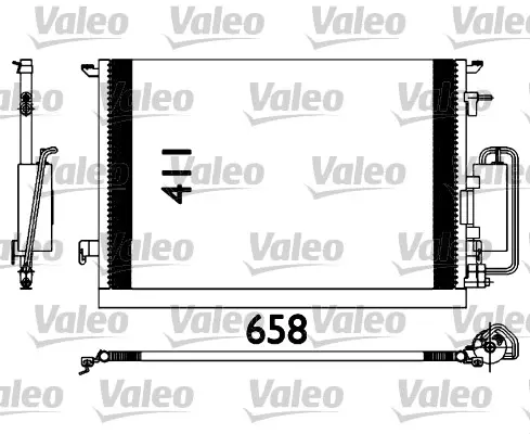 Кондензатор, климатизация VALEO