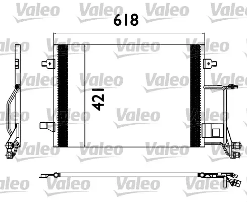 Кондензатор, климатизация VALEO
