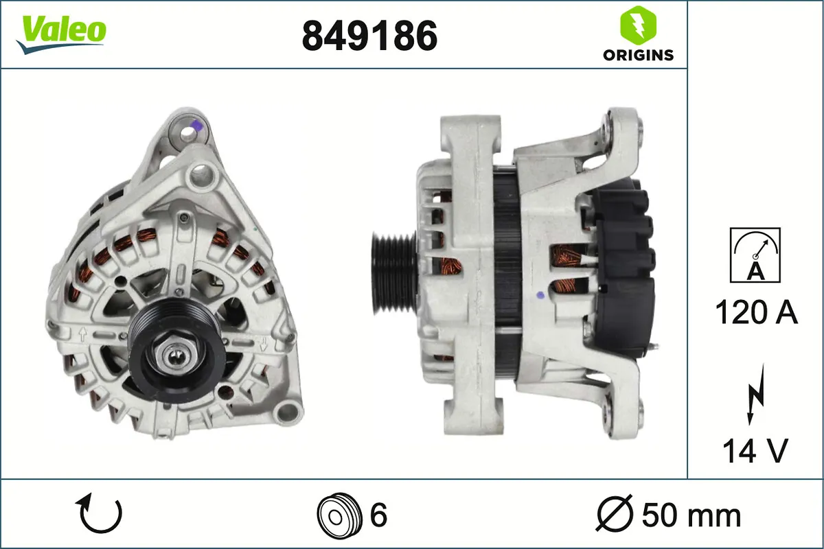 Генератор VALEO 849186