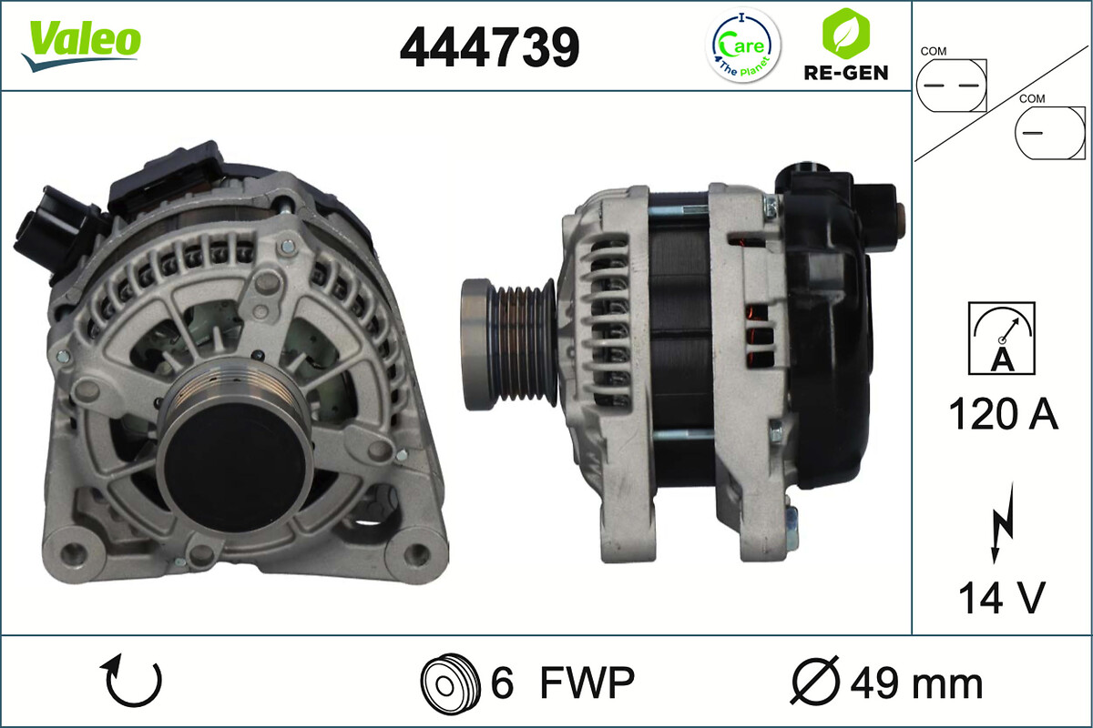 VALEO RE-GEN REMANUFACTURED , генератор VALEO