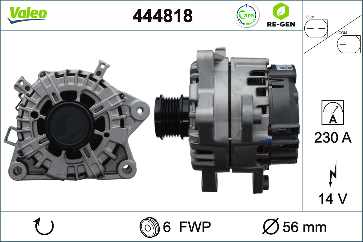 VALEO RE-GEN REMANUFACTURED , генератор VALEO