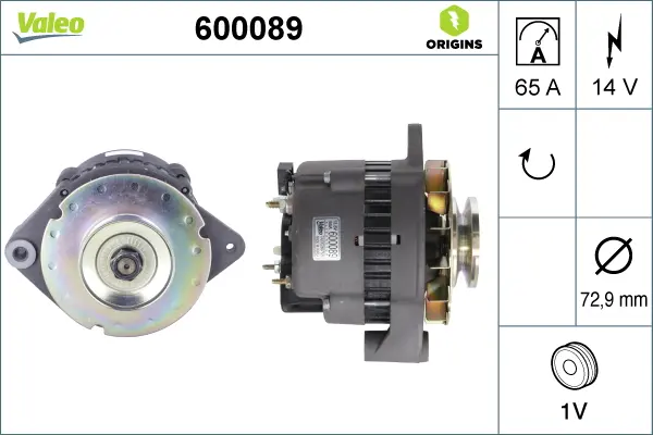 Генератор VALEO 600089