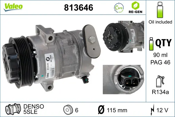 Компресор, климатизация VALEO