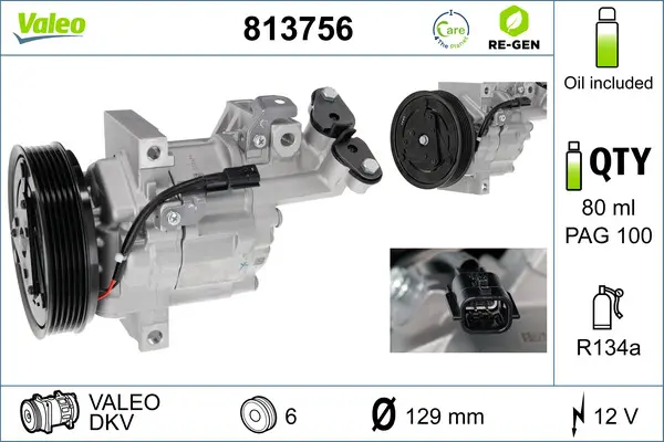 Компресор, климатизация VALEO
