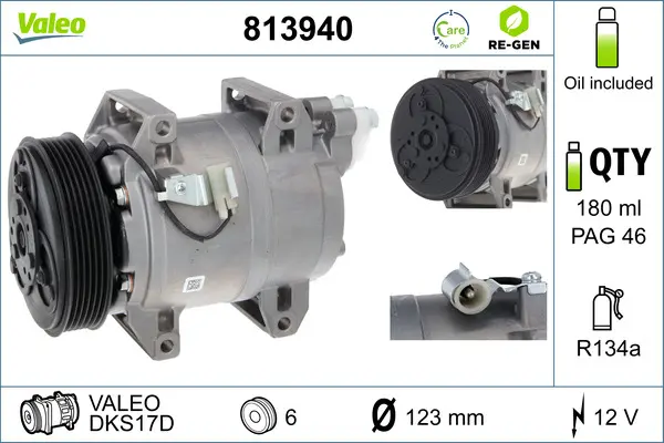 Компресор, климатизация VALEO
