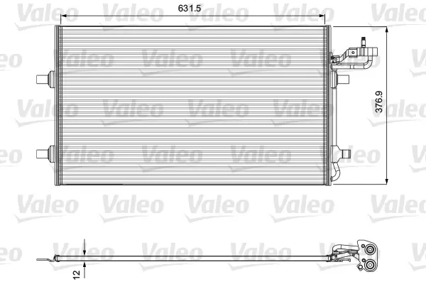 Кондензатор, климатизация VALEO