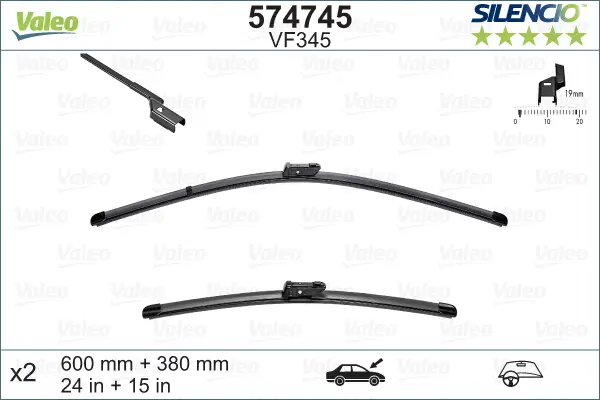 Перо на чистачка VALEO