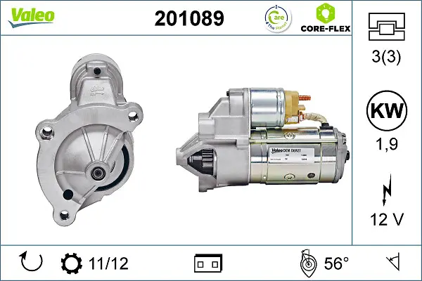 Стартер VALEO