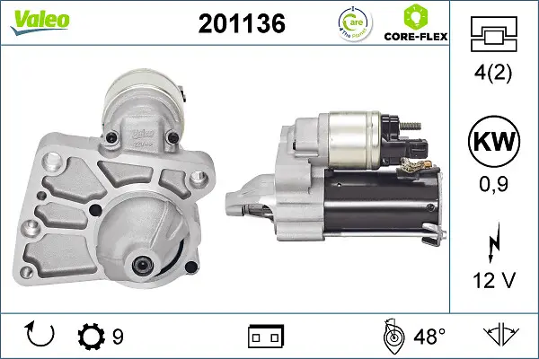Стартер VALEO