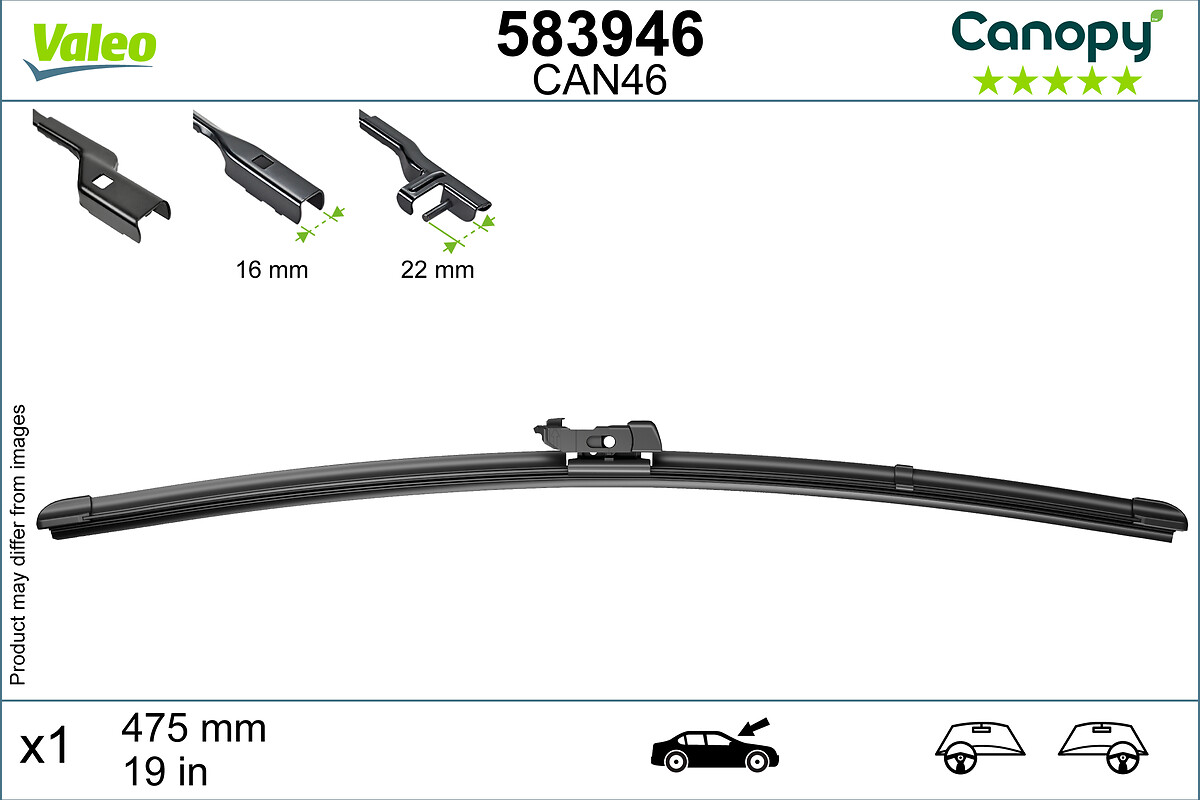 CANOPY , перо на чистачка VALEO