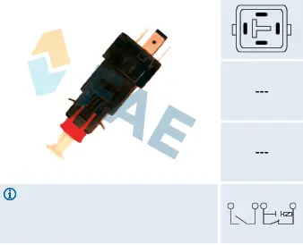 Ключ за спирачните светлини FAE