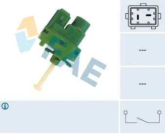 Ключ за спирачните светлини FAE
