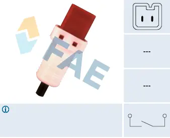 Ключ за спирачните светлини FAE