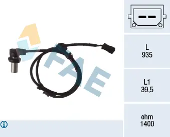 Датчик, обороти на колелото FAE 78071