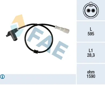 Датчик, обороти на колелото FAE