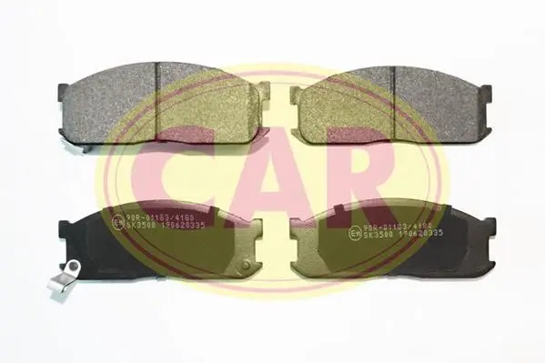 Комплект спирачно феродо, дискови спирачки CAR