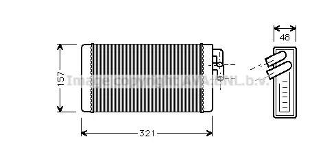 Топлообменник, отопление на вътрешното пространство AVA QUALITY COOLING