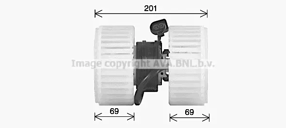 Вентилатор вътрешно пространство AVA QUALITY COOLING